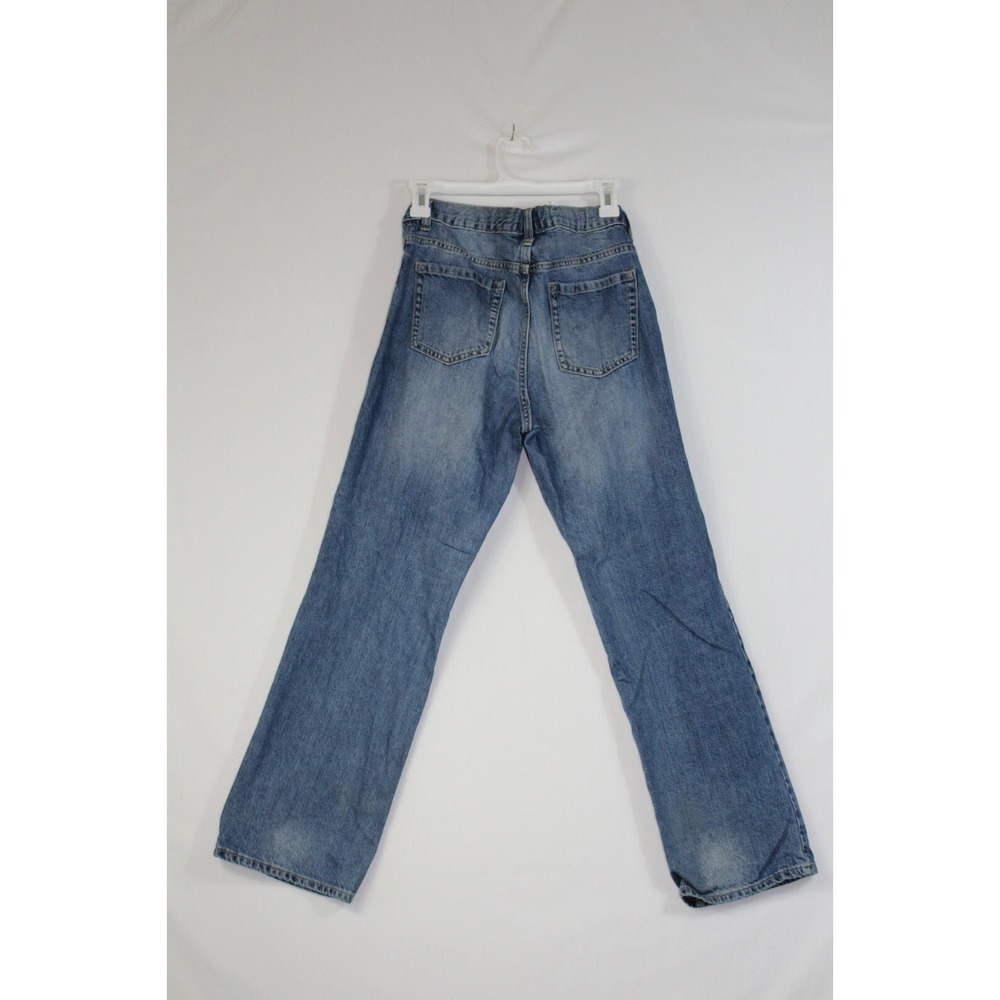 Old Navy Blue Denim Boot Cut Jeans Size 14 Husky, Adjustable Waistband boys - Picture 5 of 5